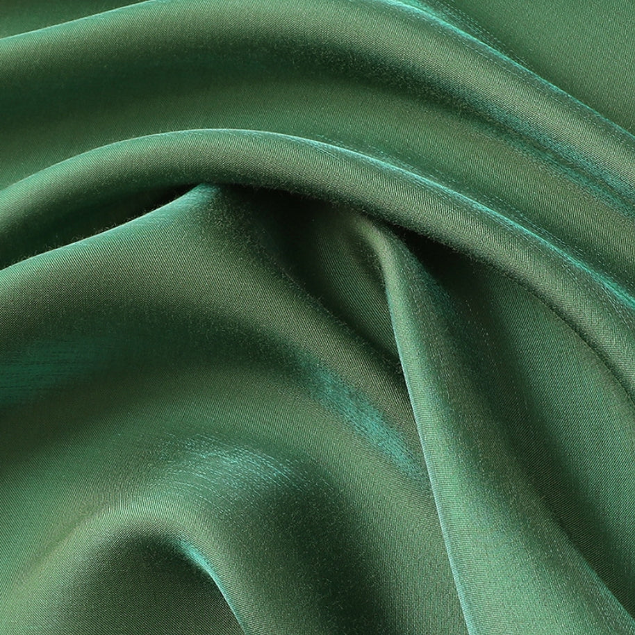 Colorful gilded satin