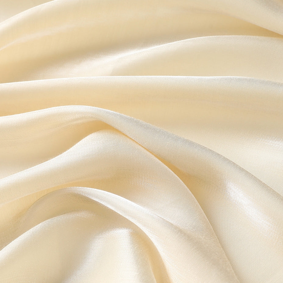 Colorful gilded satin