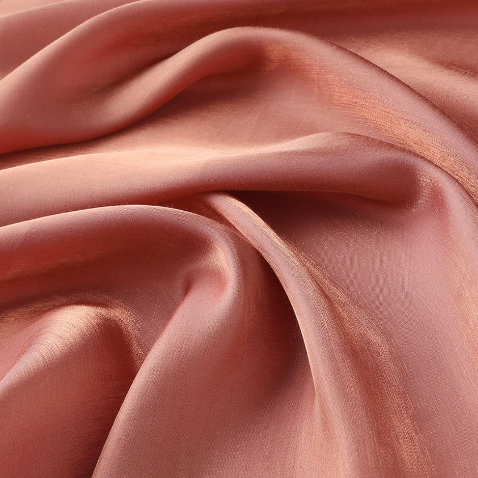 Colorful gilded satin