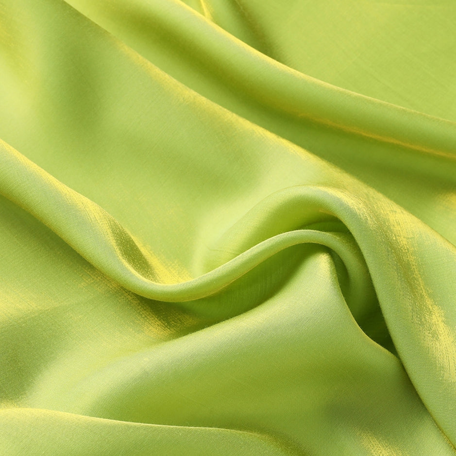 Colorful gilded satin