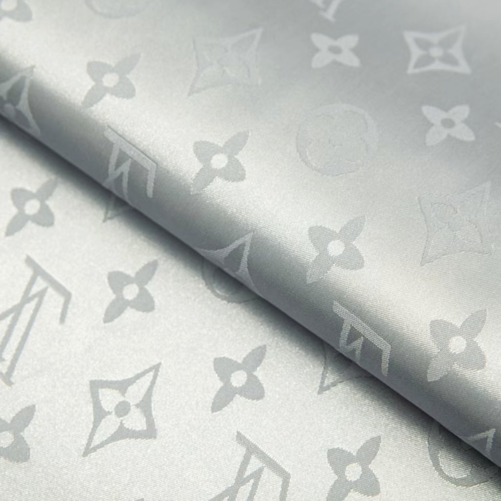 Satin jacquard fabric