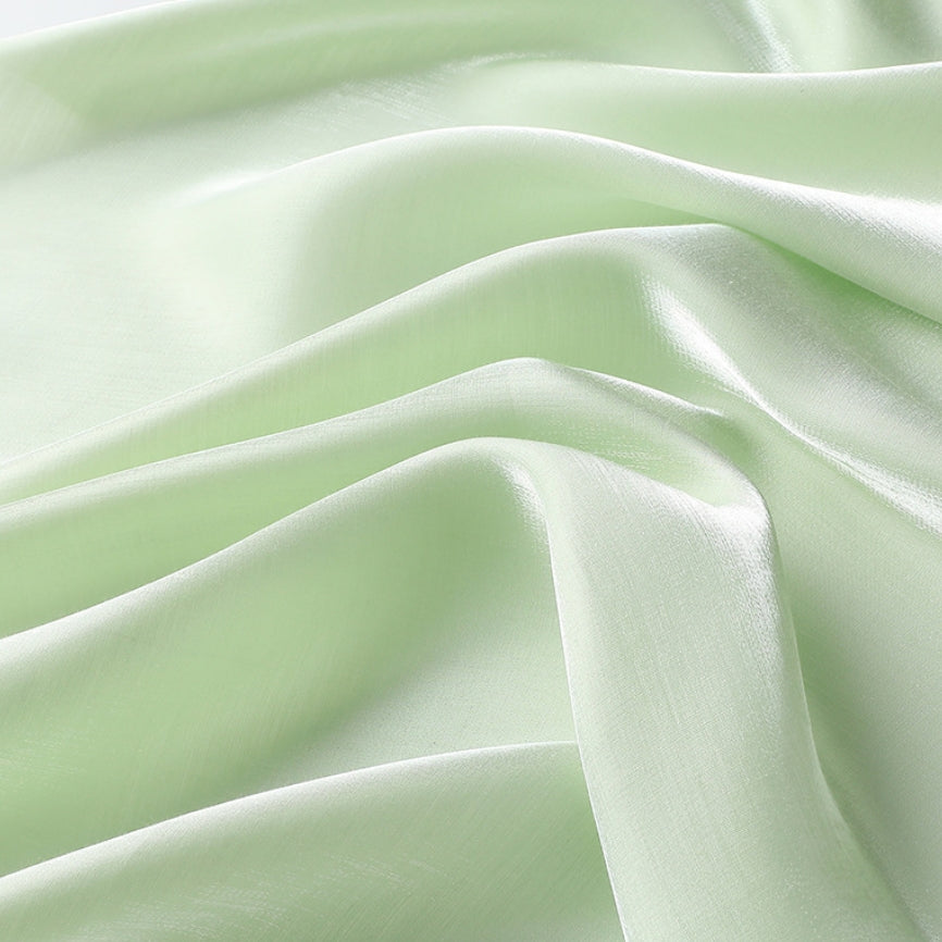 Colorful gilded satin
