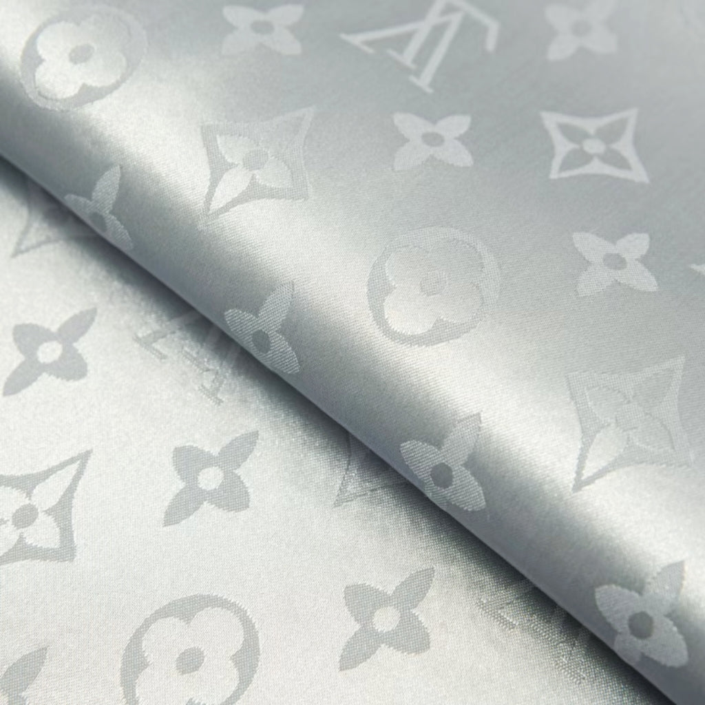 Satin jacquard fabric