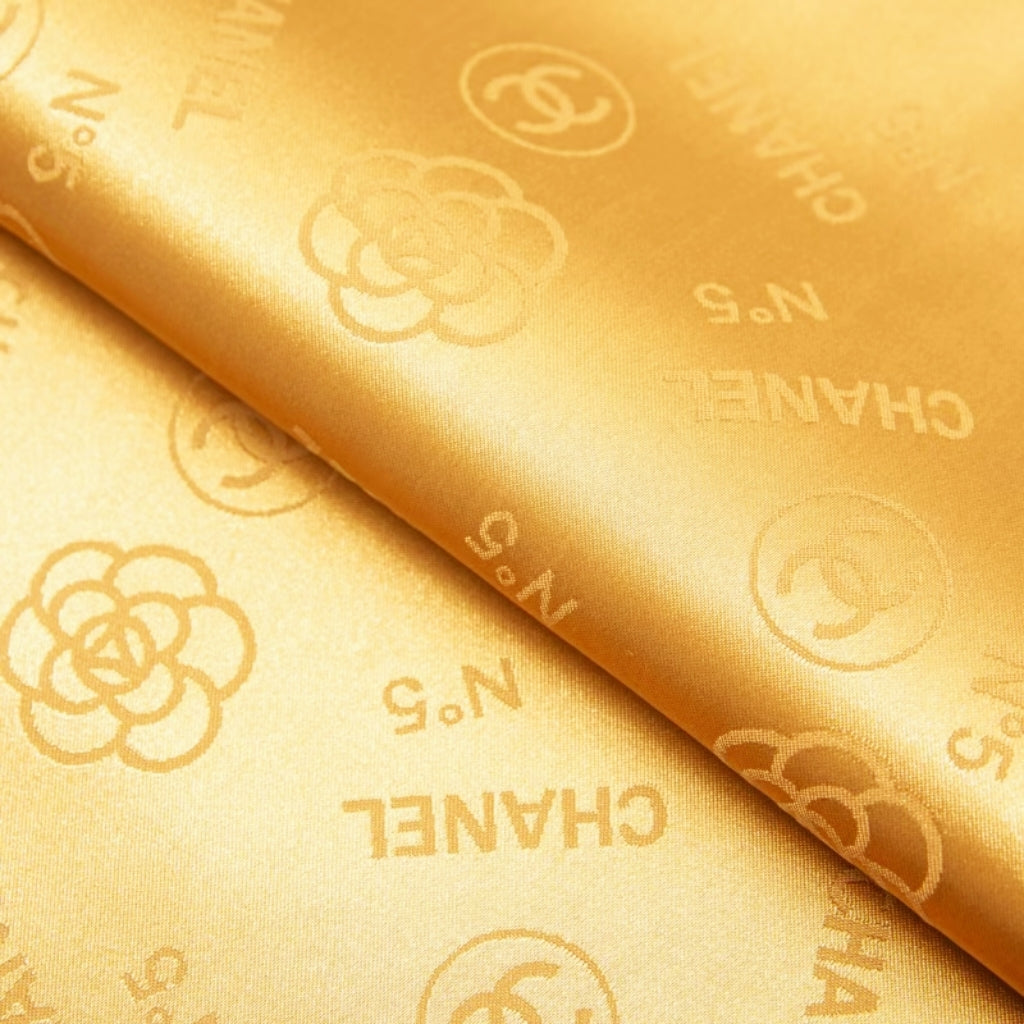 Satin jacquard fabric