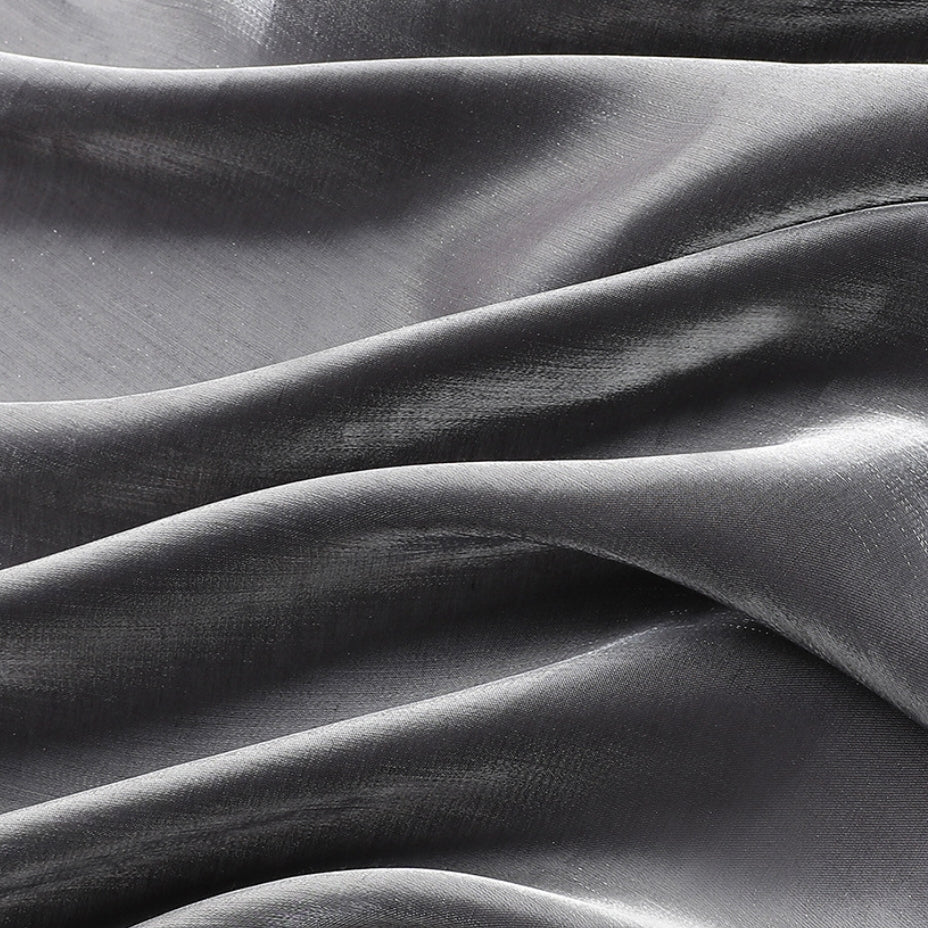 Colorful gilded satin